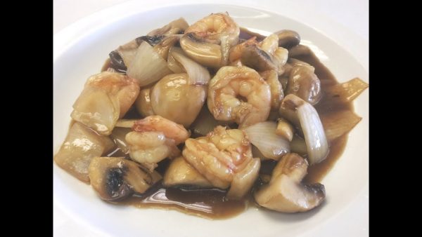 King Prawn with Mushrooms